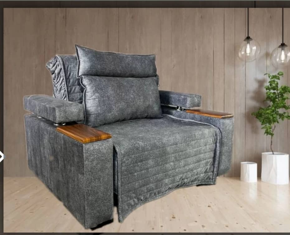 مبل تخت خوابشو مدل کاپری با دسته لاویز عسلی دار