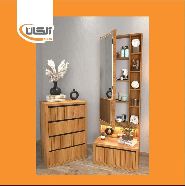 میز آرایش آلکان چوب مدل 405